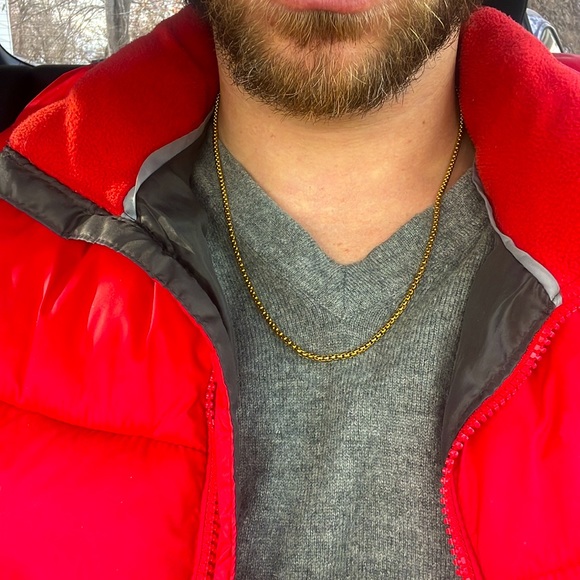 NECKLACE | Gold Linked Chain - Picture 1 of 4